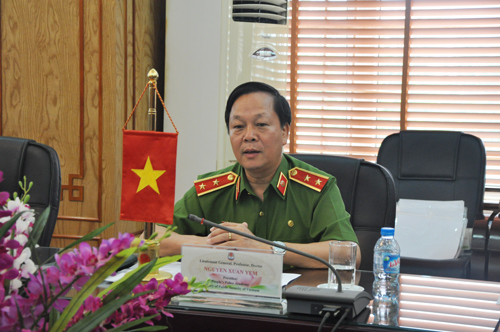 Lieutenant General, Prof. Dr. Nguyen Xuan Yem - President of the PPA thanked the Korean Government, KOICA, Korean experts, the functional units of Vietnam Ministry of Public Security for supporting the PPA in the process of implementing the project